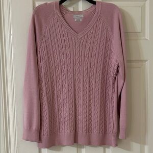 Van Heusen Soft Pink V-Neck Sweater
